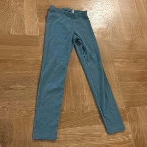 Old Navy ribbed leggings in seafoam green color